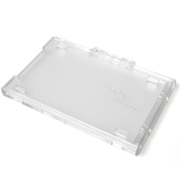 Bilde av Enclosed Badge Prison Permanently Locking card holder / carrying case rigid plastic (horizontal / landscape). 60270279 (DE,SE,NO,FI,RO,PL)